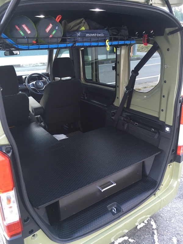 自作スライド式収納BOX（ホンダ N-VAN+スタイル・JJ1/2）by vannisteer