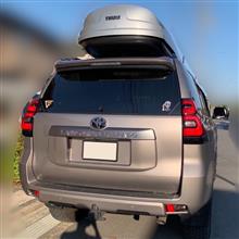 リアガーニッシュのラッピング（トヨタ ランドクルーザープラド・150系