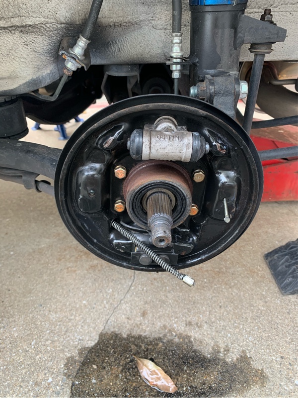 リアブレーキシュー交換（スバル ヴィヴィオ・KK/KY/KW）by ヒデゴロ