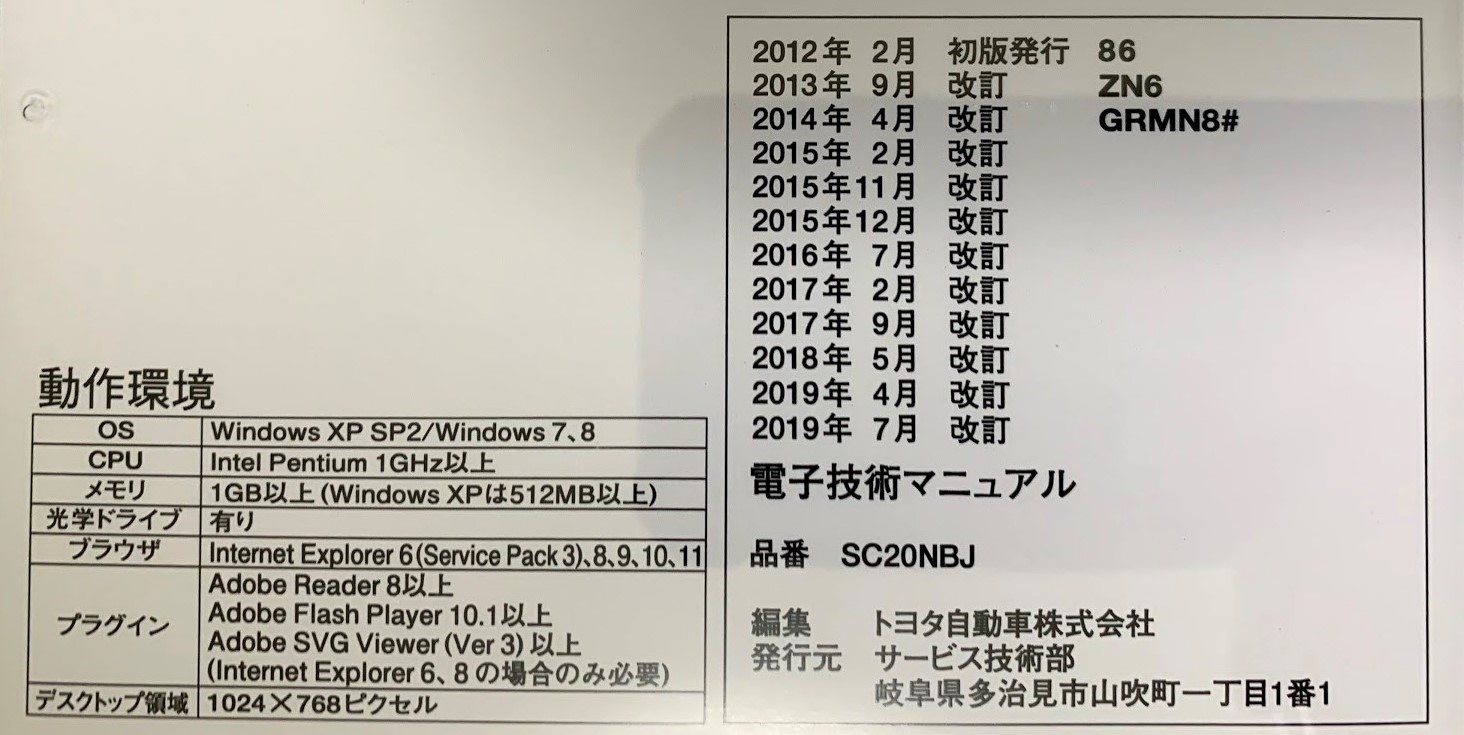 電子技術マニュアルをChromeで開く方法（トヨタ 86・ZN6）by