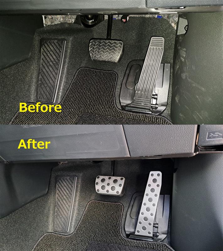 アルミペダルセット（LEXUS LBX MORIZO RR用)交換（トヨタ プリウス