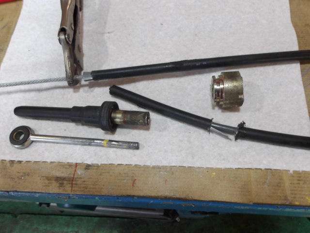 MT化への道、シフトワイヤー加工。（ダイハツ ミゼットII・K100P/100C