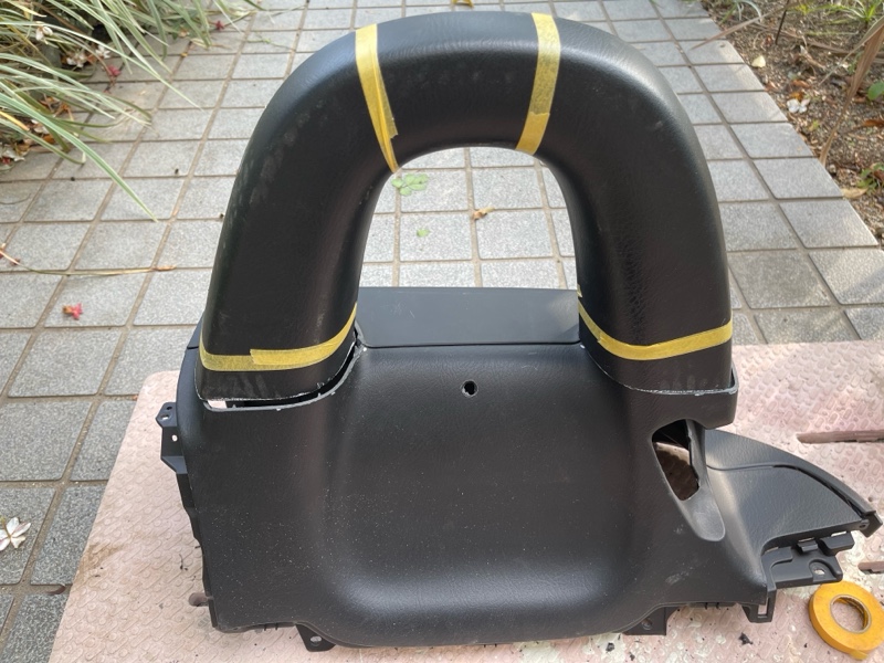 純正ロールバーのカバーを作成(純正カバーと共存可能なように)（ホンダ