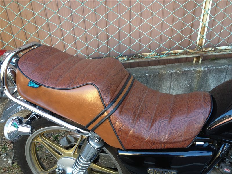 オオカワシート タックロールシート のパーツレビュー | GN125(おやぢ