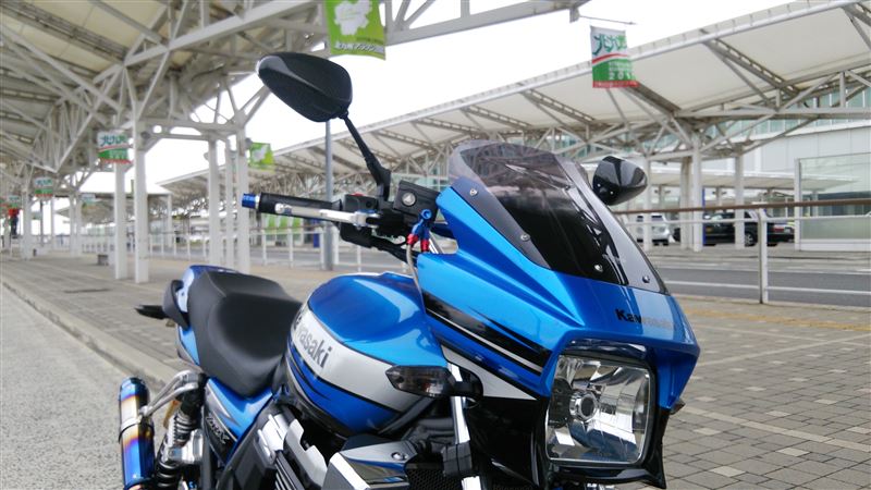 SIMOTA カーボンミラー(100mm) のパーツレビュー | ZRX1200 DAEG