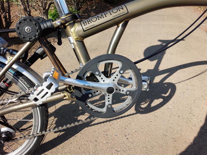 ブロンプトン純正 44Tクランク のパーツレビュー | Brompton M3L