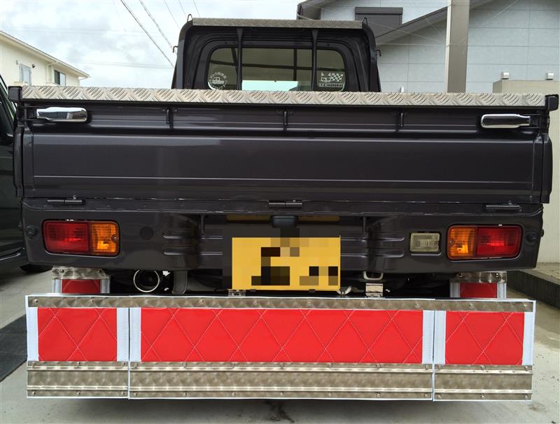 TURN製 三分割泥よけ のパーツレビュー | ハイゼットトラック(エビゾ