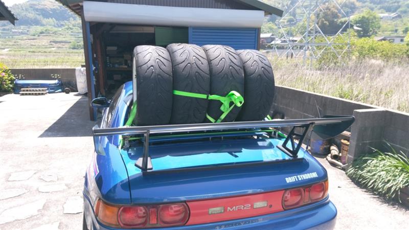 自作 タイヤキャリア のパーツレビュー | MR2(青MR2) | みんカラ