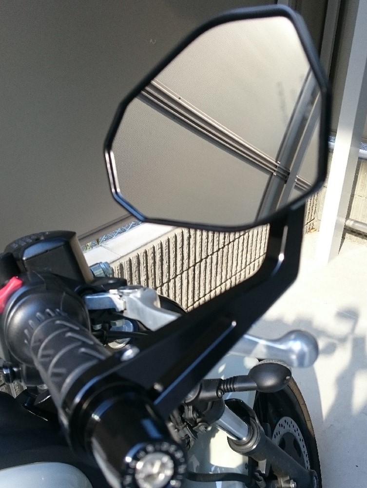 DAYTONA(バイク) HIGHSIDER バーエンドミラー ヴィクトリー/ブラック