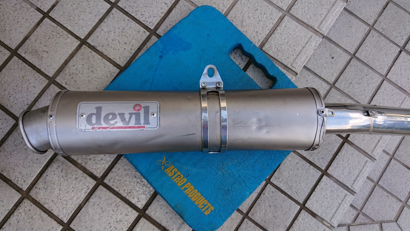 devil スリップオンサイレンサー のパーツレビュー | ZX-9R B型(延武氏