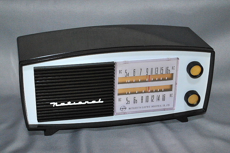 松下電器産業 ナショナル、真空管ラジオ 5X-427｜覆面えるのブログ