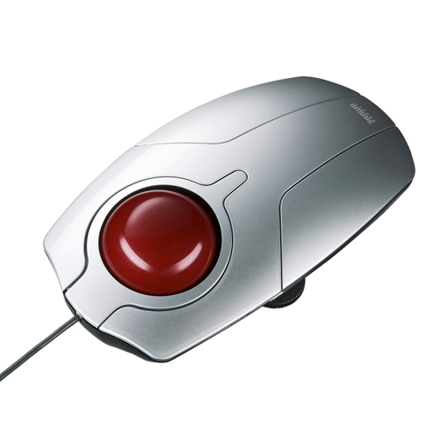 MA-TB41S【光学式トラックボール】人差し指でボールを操作する