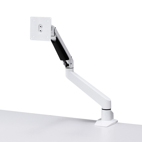 CR-LA1301WN【水平垂直多関節液晶モニターアーム（ホワイト）】机上面