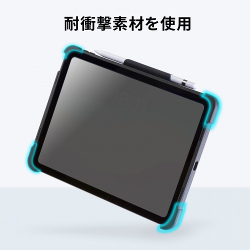 iPad 第10世代 とType-Cケーブルで接続できるiPad用ケース付き
