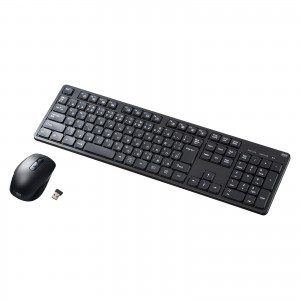 SKB-WL37SETBK【ワイヤレス静音キーボードマウスセット（テンキーあり