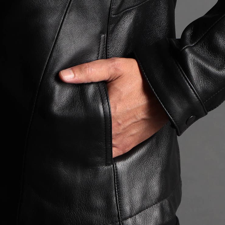 ラムレザーシングルライダース[品番：NICW0004655]｜NICOLE（ニコル