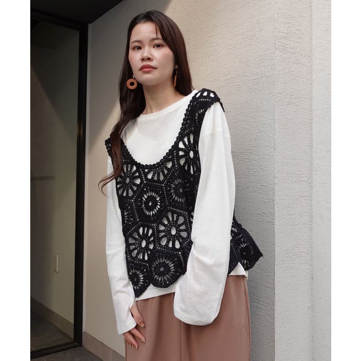 かぎ針ビスチェタンク[品番：TRIW0004011]｜CORNERS （コーナーズ）の