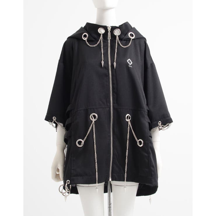 ililil【イルイルイル】自称ラスボスくんジップパーカー 全1色