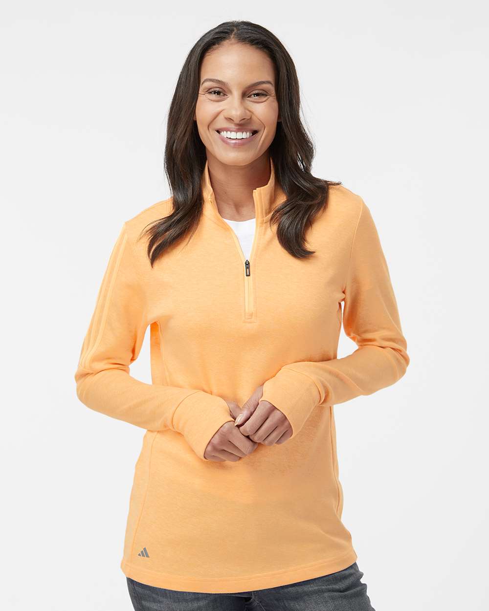 adidas A555 Women's 1/4-Zip Sweater Pullover | S&S