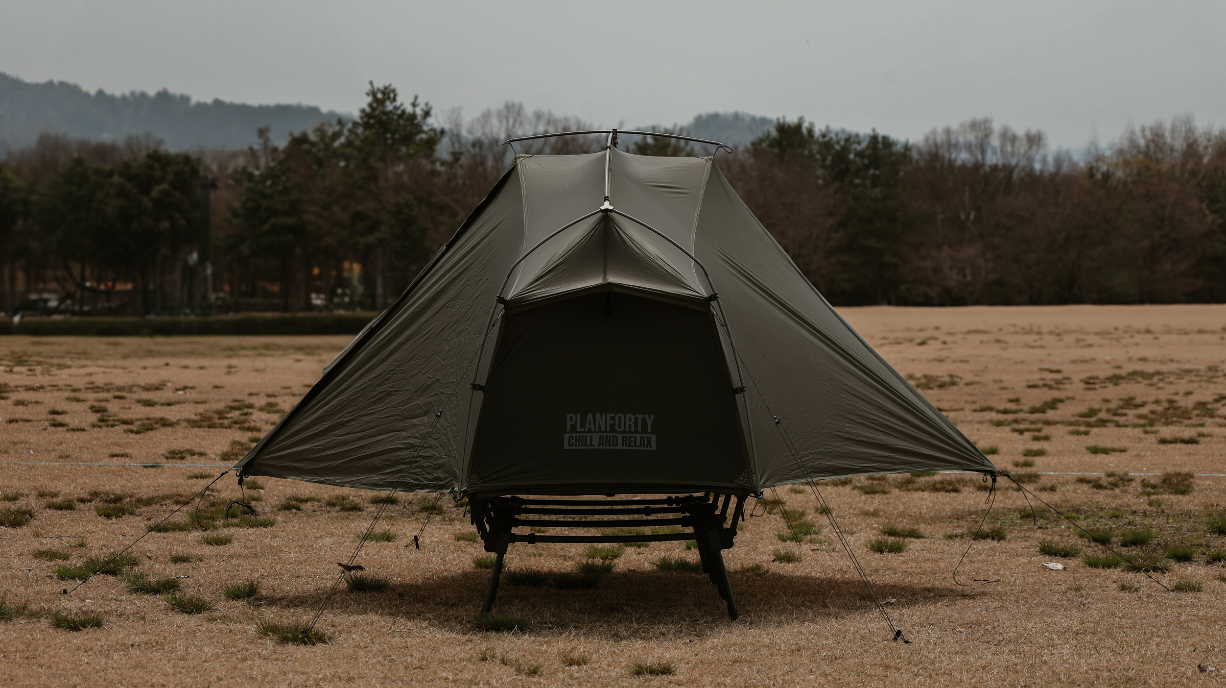 鼠尾草綠｜PLANFORTY P-COT TENT 73一般版/75加大版輕量寬敞單人艙