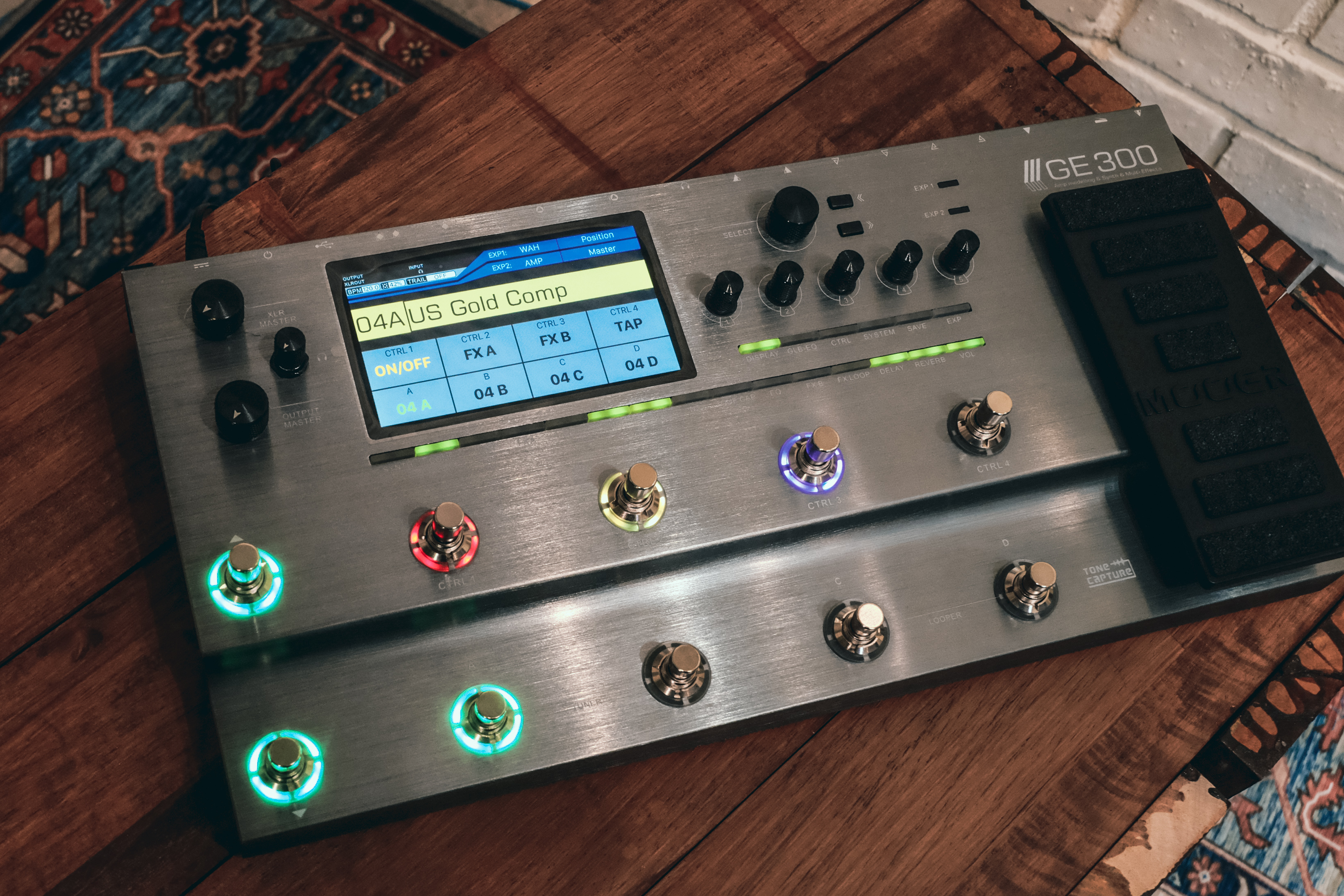 Mooer GE300 Amp Modelling & Guitar Multi Effects Pedal – Wooi Music