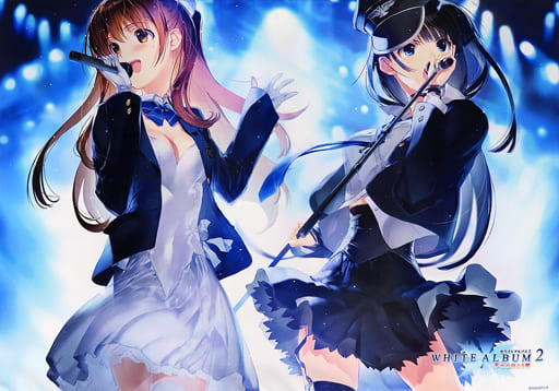 WHITE ALBUM2 「小木曽雪菜」「冬馬かずさ」等身大タペストリーセット WHITE ALBUM2 小木曽雪菜＆冬馬かずさ 描き下ろし B2 タペストリー