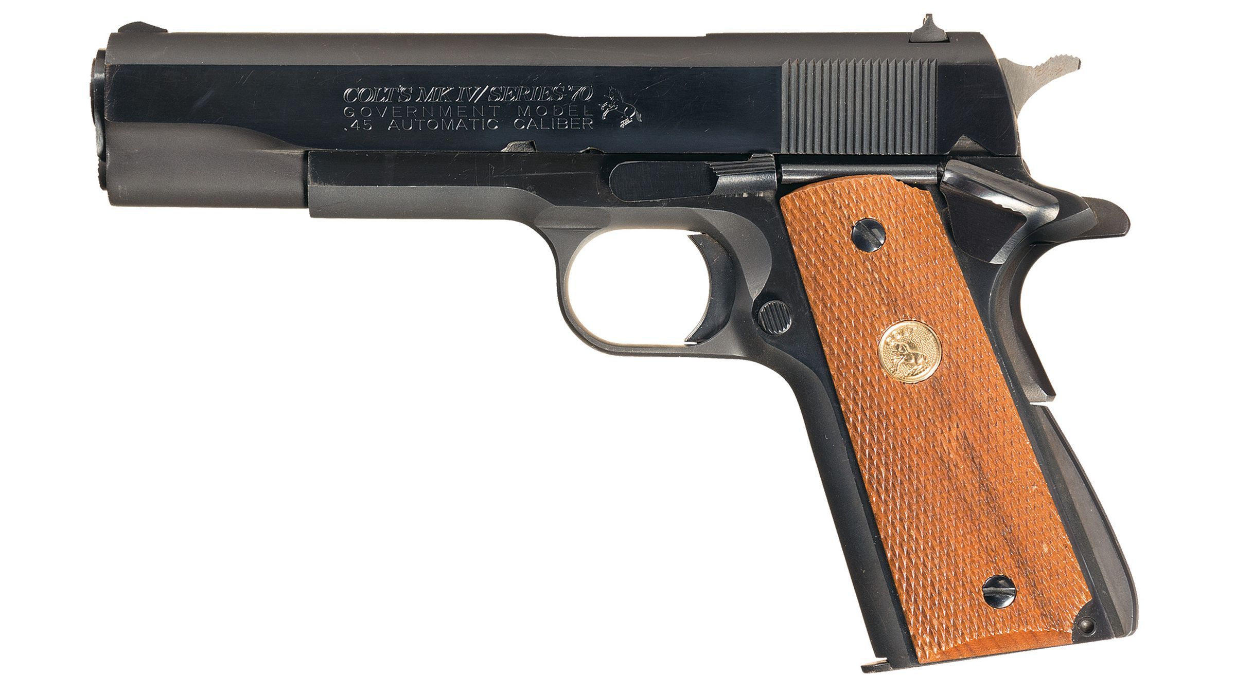 Experimental Colt Mark IV Series 70 Pistol | Rock Island Auction