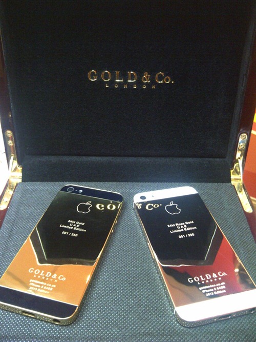 World's First 24kt Gold-Plated iPhone 5 Now Available [IMAGES