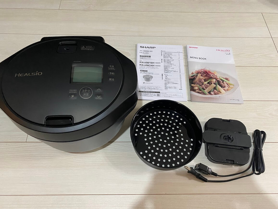 シャープ ホットクック KN-HW24Hをレビュー！レシピ数も機能性もアップ