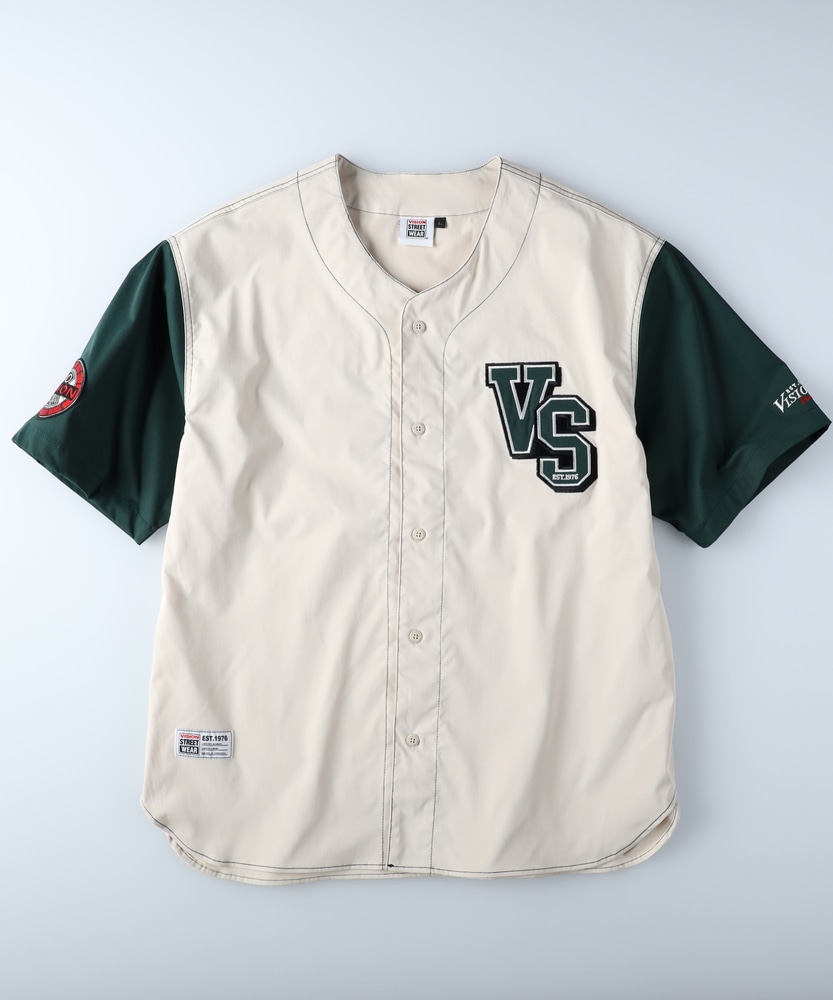 ワッペンベースボールシャツ(M ネイビー): トップス｜Right-on公式