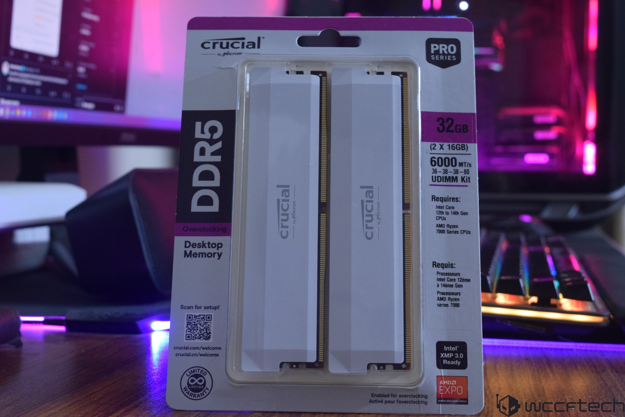 Crucial PRO Overclocking 32 GB DDR5-6000 Memory Kit Review: Now In