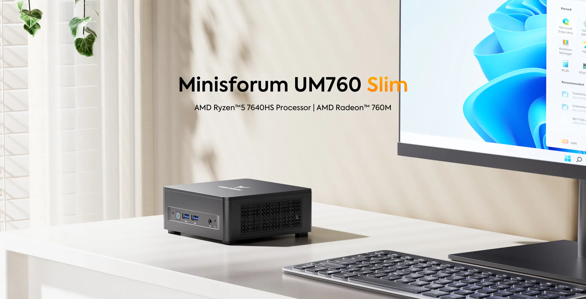 Minisforum Launches Lightweight UM760 Slim Mini PC With AMD Ryzen