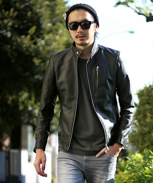 MIND BLOW（マインドブロウ）の「シングルライダースレザージャケット