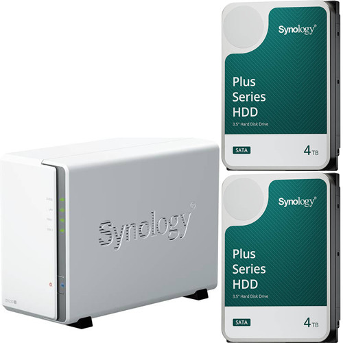 Synology シノロジー DiskStation DS223j + HAT3300-4T × 2台｜ツクモ