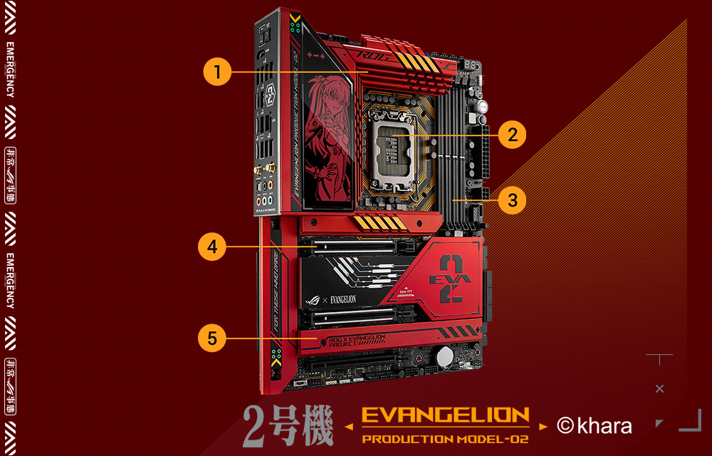 ASUS エイスース ROG MAXIMUS Z790 HERO EVA-02 EDITION｜ツクモ公式