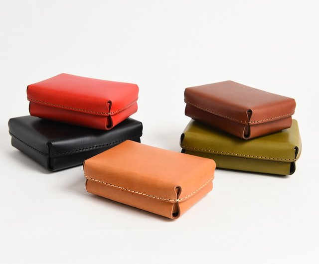台湾 日本の職人による手作りレザー小物入れ KZ-5 - 全5色 herz-tw