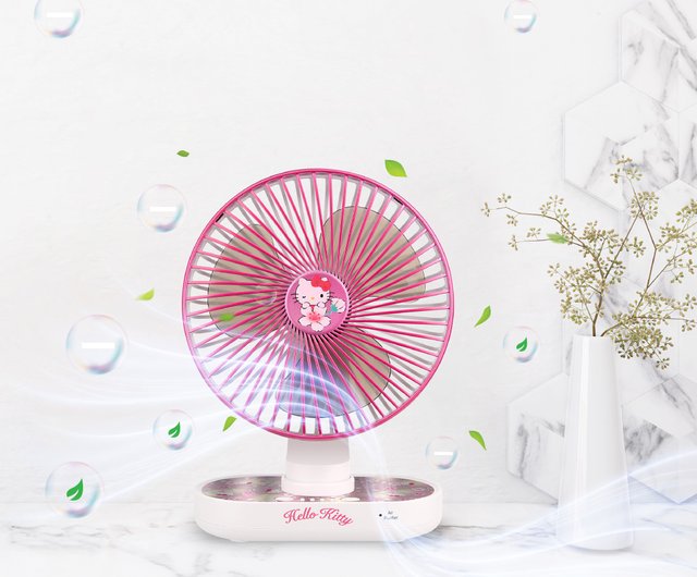 香港 2 in 1 マイナスイオン空気清浄機スタンドファン - ハローキティ