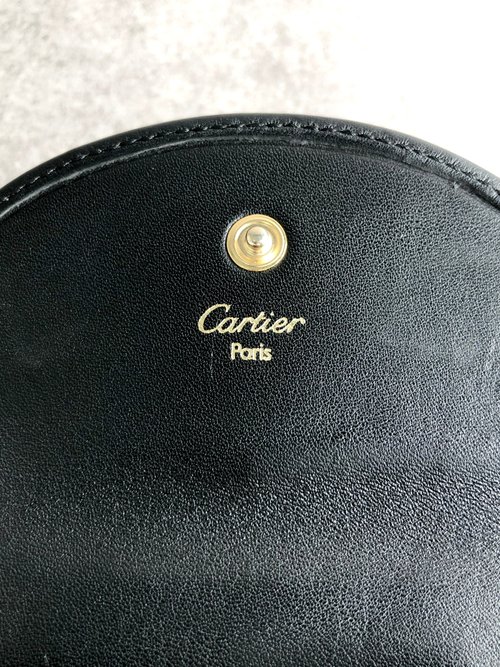 日本直送 名牌中古包 】Cartier カルティエ 財布 ブラック パンテール