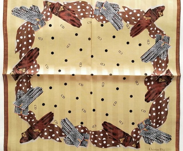 送料無料 10%OFF】タイ ヴィンテージ クリスチャンディオール スカーフ