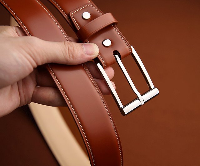 30%OFF】高級手縫いブリティッシュブリティッシュレザーベルト、レザー