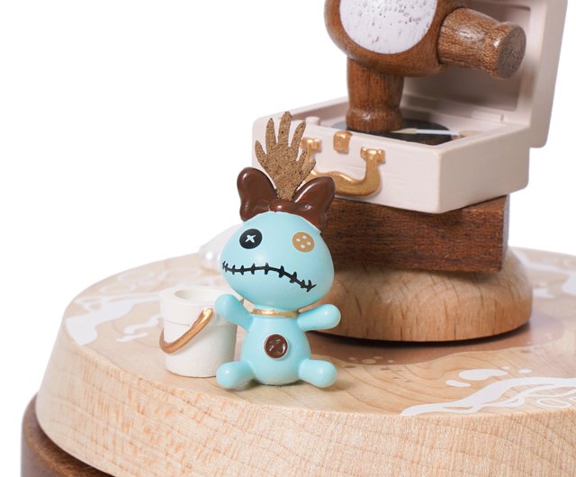 台湾 【リロ＆スティッチ】ダブル回転オルゴール ディズニー Wooderful