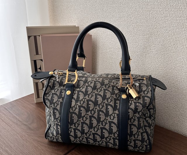 香港 Christian Dior ディオール トロッター柄 キャンバス ミニ