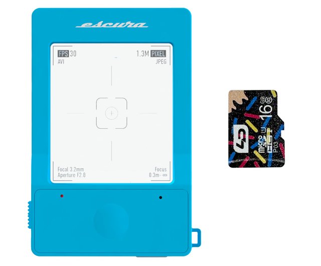 香港 InstantSnap ブルー カメラ + SDカード | Pinkoi限定カラー