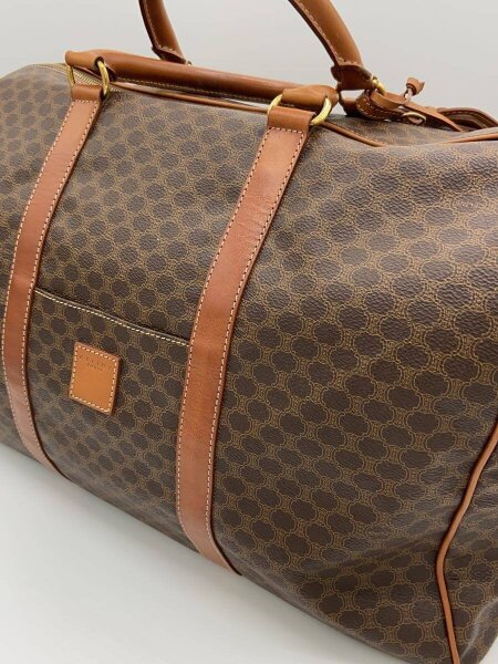 CELINE(セリーヌ) / ボストンバッグ/レザー/BRW/総柄/MC98/2 | 中古品