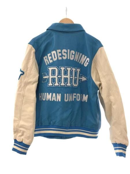 ZARA(ザラ) / RHUIGI/レザージャケット・ブルゾン/XL/レザー/BLU