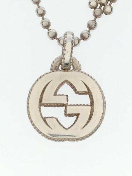 GUCCI(グッチ) / インターロッキングGネックレス/SV925/SLV/トップ有