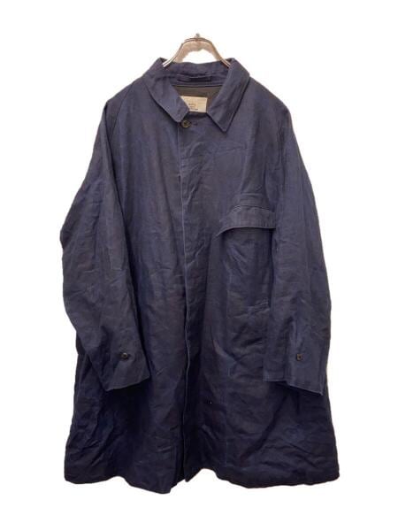 OUTIL(ウティ) / 23AW/MANTEAU BERCK/コート/1/リネン/インディゴ/無地