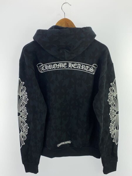 CHROME HEARTS(クロムハーツ) / パーカー/S/コットン/BLK/総柄