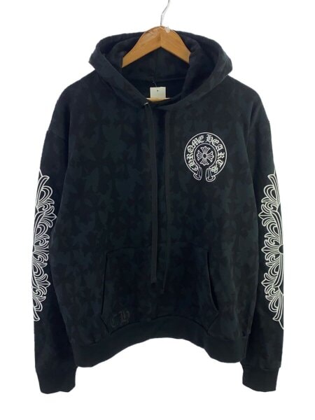 CHROME HEARTS(クロムハーツ) / パーカー/S/コットン/BLK/総柄