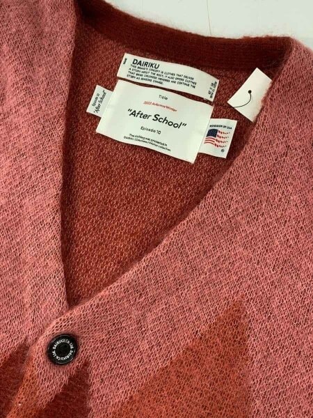 DAIRIKU(ダイリク) / 22AW/Argle Mohair Knit Cardigan/カーディガン